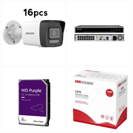 Hikvision 16CH IP CCTV Bundle 4