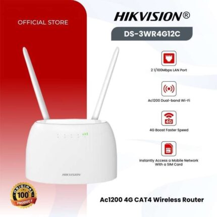 Hikvision AC1200 4G CAT4 Dual Band Wireless Router